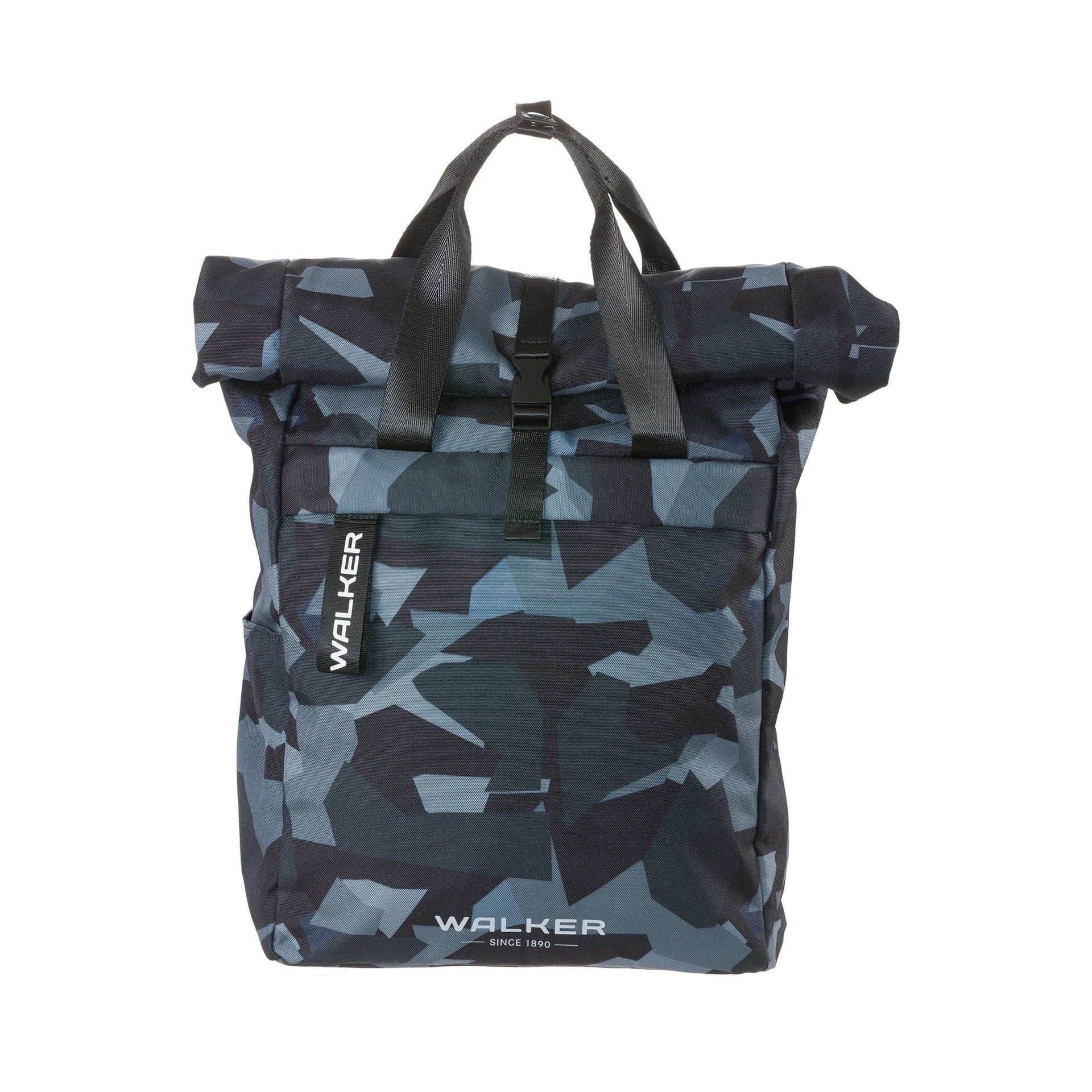 Rucsac Walker Classic Rollup, compartiment laptop, extensibil, multicolor - imagine 3